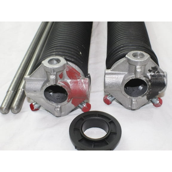 Pair of 218 X 2" X 21" - 33" Garage Door Torsion Springs with Winding Bars (23)