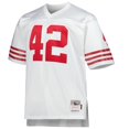 thumbnail image 2 of Men's Mitchell & Ness Ronnie Lott White San Francisco 49ers Big & Tall 1990 Retired Player Replica Jersey, 2 of 3