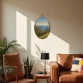thumbnail image 5 of Canvas Wall Art scenic mountain ranges blue ridge parkway virginia Oval Framed Canvas Prints Vintage Wall Hanging Decor for Home Bathroom Decorations Gift for Mom Women 8.6"x11.4", 5 of 7