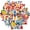 4A, variant on 35pcs-50pcs Courageous Stickers Firefighter Rescue Stickers Safety Equipment Stickers for Laptops Suitcase Fridge