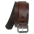 thumbnail image 2 of Big & Tall Oversize Snap on 1 1/2" Standard Plain Full Grain Leather Belt, 2 of 2