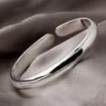 thumbnail image 4 of Vonky Femmes Solide 925 Sterling Sterling Bangle d'ouverture réglable Bracelet Filles Bijoux Anniversaire Cadeau d'anniversaire, 4 of 5