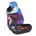 thumbnail image 1 of Wukai Colorful Frog Among Flowers Full Set Car Seat Covers with Soft Padding Universal Auto Front Seats Protector and Cushion Mat, 1 of 5