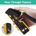 thumbnail image 4 of Herramienta de prensado PETECHTOOL RJ45 Pass Through con comprobador de cables, 4 of 6
