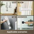 thumbnail image 6 of One L-Shaped Multifunctional Strong Adhesive Hook, Paper Towel Holder Self Adhesive Heavy Duty Plastic Towel Hook Kitchen Hook New Under Cabinet Towel Bar for Kitchen Bathroom Laundry, 6 of 8