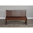 thumbnail image 3 of Pemberly Row Farmhouse Wood Breakfast Nook Set in Medium Brown, 3 of 14
