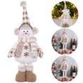 thumbnail image 3 of Figuras Telescópicas Muñeco Nieve Felpa Navideña Bonitos Recuerdos Fiesta Navidad, 3 of 9