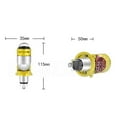 thumbnail image 4 of 1 bombilla LED H4 para faros delanteros de coche, doble lente, luz alta y baja, 4 of 8
