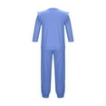 thumbnail image 6 of BLVB Girls 2 Piece Outfits Fashion Tracksuits Ruffle Long Sleeve Pullover Tops and Sweatpants Jogger Fall Clothing Set with Pockets, 6 of 6