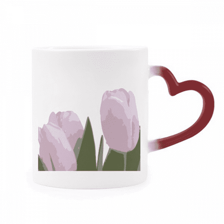 

Fanatic Tulip Netherlands Heat Sensitive Mug Red Color Changing Stoneware Cup