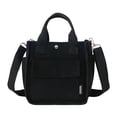 thumbnail image 1 of Bolso de mano informal de lona para mujer bolso de mano con múltiples bolsillos bolso de moda para viajes al aire libre, 1 of 9
