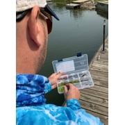 Plano Fishing Tackle Boxes & Bait Storage, Prolatch Adjustable Transparent Stowaway Utility Box, Clear