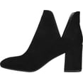 thumbnail image 3 of Women's Journee Collection Gwenn Heeled Ankle Bootie Black Faux Suede 6 M, 3 of 4