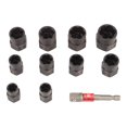 thumbnail image 4 of 11Pcs Impact Bolt Nut Remover Set 3/8 Drive Extractor Socket Tool with Hex Adapter for Removing Damaged Rusted Screws, 4 of 5