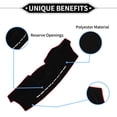 thumbnail image 3 of Unique Bargains Dashboard Covers for Hyundai Tucson 2005-2009 Non-Slip Dash Cover Mat Polyester Black, Red Front, 3 of 6