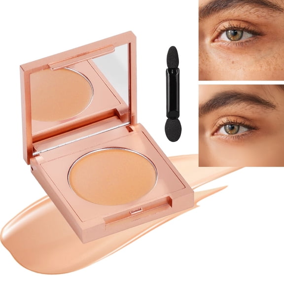 Colored Clay CC Undereye Corrector, Color Corrector for Dark Circles with Brush, Long-lasting Waterproof Concealer, Moisturizing Oil Control High Coverage Concealer, Hide Skin Blemishes Naturally