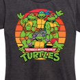 thumbnail image 3 of Teenage Mutant Ninja Turtles - Retro Sunset Circle - Women's Short Sleeve Graphic T-Shirt, 3 of 5