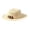 Beige, variant on Yifymode Straw Sun Hat for Women Wide Brim Vintage Boater Summer Beach | Versatile for all season and occasions;Garden,daily,date,travel