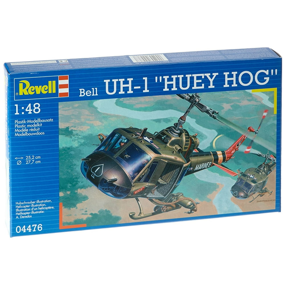 148 Bell Uh1 Huey Hog, Revell 148 Bell UH1 Huey Hog Helicopter