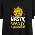 thumbnail image 3 of The Grinch - Grinch Nasty Wasty Hallo Meanween  - Women's Oversized T-Shirt, 3 of 5