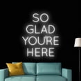 thumbnail image 5 of Handmadetneonsign So Glad You're Here Neon Sign, Party Wall Art Decor, Bar Pub Beer Home Wall Decor, 5 of 5
