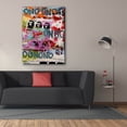 thumbnail image 3 of Epic Graffiti ' On' by Incado, Canvas Wall Art, 40"x54", 3 of 8