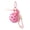 Pink, variant on Creative Pickleballs Themed Keyrings Novelty Ornament For Gifts And Personals Pickleballs Shaped Design Keychain Pendant