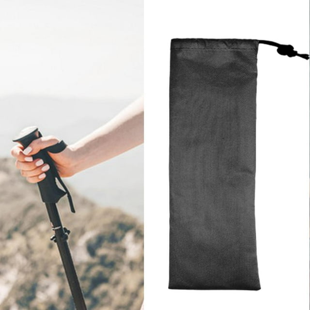 Colaxi Drawstring Storage Bag Tent Pegs Bag Lightweight Oxford Cloth Tent Nails Pouch Drawstring Pouch for Climbing Traveling Canopy 13cmx45cm
