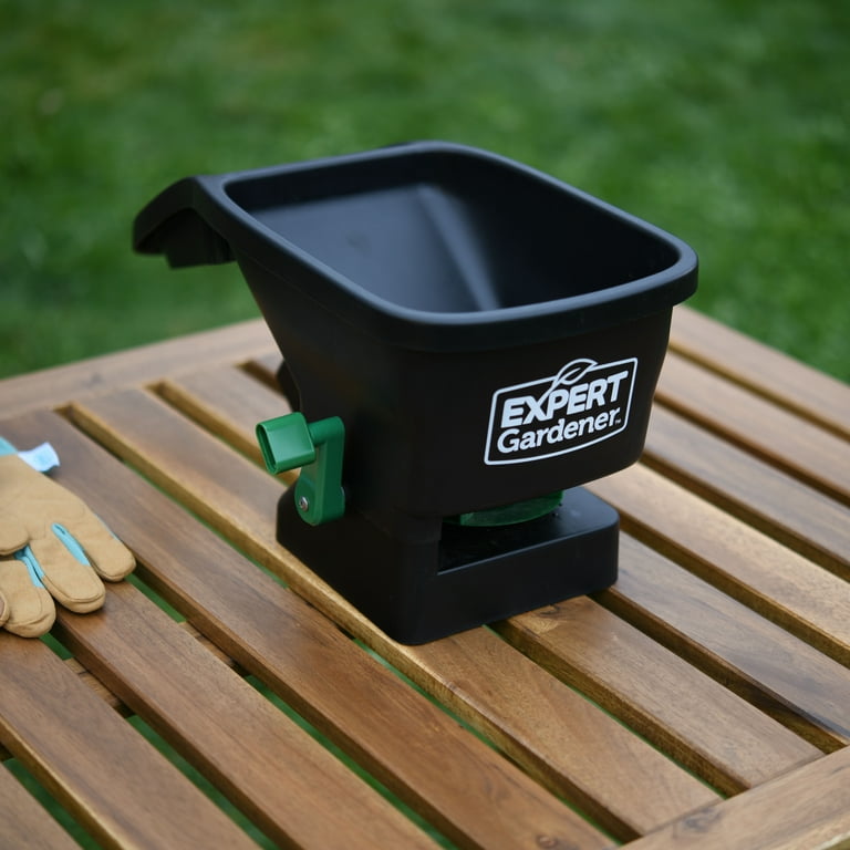 Expert Gardener Handheld Broadcast Spreader 6 lb Capacity for Seed