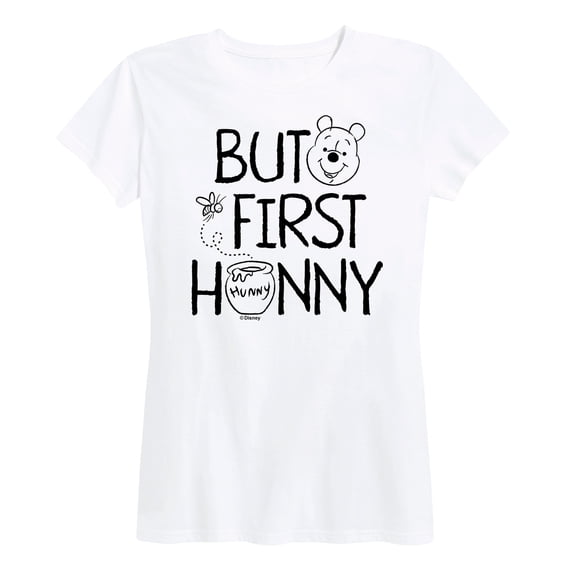 Winnie the Pooh - But First Honey - Women's Short Sleeve Graphic T-Shirt
