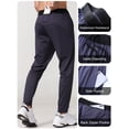 thumbnail image 3 of TFixol Pantalones deportivos para hombre con bolsillos para correr y entrenar, 3 of 8
