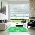 thumbnail image 6 of Ahgly Company Indoor Rectangle Patterned Lime Mint Green Area Rugs, 2' x 3', 6 of 6