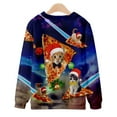 thumbnail image 3 of SCSAlgin Unisex Ugly Christmas Crewneck Sweatshirt Novelty 3D Graphic Long Sleeve Sweater Shirt, 3 of 4