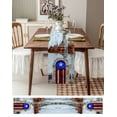 thumbnail image 5 of Table Runner Puerto Rico Flag Table Decoration for Kitchen Dinning Retro Wall and Door Star Stripe Table Decoration for Indoor Outdoor Party Wedding Decor 13x72inch, 5 of 7