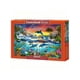 thumbnail image 1 of 3000 Piece Jigsaw Puzzle, Paradise Cove, Ocean Wildlife, Nature Puzzle, Dolphin, Animal Puzzle, Adult Puzzle, Castorland C-300396-2, 1 of 5
