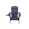 thumbnail image 3 of W Unlimited SW2101NV-CHOT Earth Collection Adirondack Chair with Phone & Cup Holder, Navy, 3 of 5