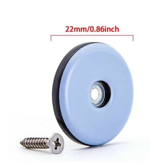 20pcs Furniture Glides With Screws PTFE For Sofa, Bed, Table, Couch, Dining Chairs Heavy Duty Furniture Feet Sliders