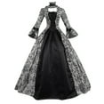 thumbnail image 2 of LEEYNEER Womens Rococo Dress Renaissance 1800s Dress for Women Victorian Ball Gown Gothic Dress Maxi Princess, 2 of 3