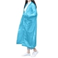 thumbnail image 5 of Frostluinai Womens Clear Crystal Rain Poncho Hooded Heavy Duty Waterproof for Storm Summer Portable, 5 of 6