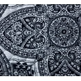 thumbnail image 3 of Mainstays Black & White Medallion Sham Standard 2 Count, 3 of 4