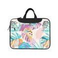 thumbnail image 2 of YFYANG 14 inch Universal Laptop Bag Oxford Cloth Laptop Sleeve, Multi-functional Tropical Watercolor Flower Notebook Computer Messenger Bag Handbag, 2 of 8