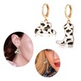 thumbnail image 2 of Fogun Western Cowgirl Boot and Hat Earrings for Women Unique Cowgirl Earrings Valentines Day Jewelry Western Earring, 2 of 2