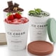 thumbnail image 1 of Set de 3 recipientes para helado ZICOTO reutilizables de 1 litro y pegatinas, 1 of 8