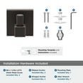 thumbnail image 6 of Amerock Appoint Oil-Rubbed Bronze Single Prong Robe Hook, 6 of 9