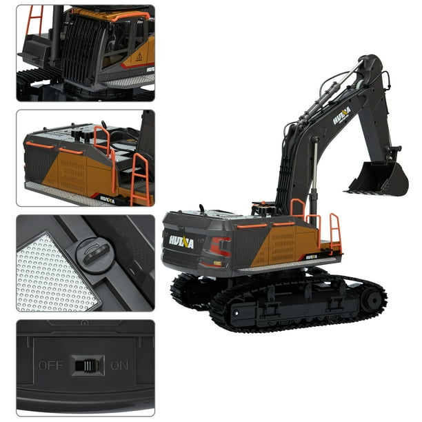 114 Scale RC Excavator Toy for Adults Remote Control Digger