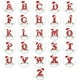 thumbnail image 2 of 26 piezas colgante de letras adornos de colgante de árbol de Navidad para decoración de bodas de vacaciones, 2 of 8