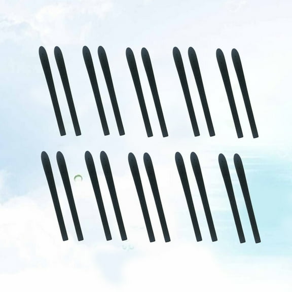 ROSENICE 10 Pair Flat Mouth Temple Sleeves Replacement for Accessories