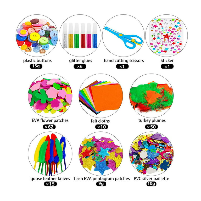 Perfect Chanukah Gift: Arts And Crafts Supplies Kit For Kids- 1500+ Piece  Box Of Crafting Supplies From ! Plus Exclusive Code For DansDeals  Readers! 
