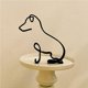 thumbnail image 3 of Cateissary Iron Statue Cute Animal Office Home Decor Ornament Holiday Living Farmhouse Room Festival Party Shelf Fireplace Decoración del hogar No.1, 3 of 6