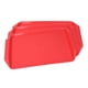 thumbnail image 5 of Bandeja de comida colorida 3 uds Ticfox Binaural gruesa rectangular apilable resistente al calor, 5 of 14